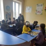 Students in Mr Atabekyan's chess class in 2021